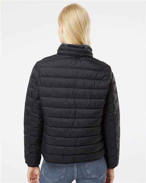 Women's PillowPac Puffer Jacket – On Model – Back