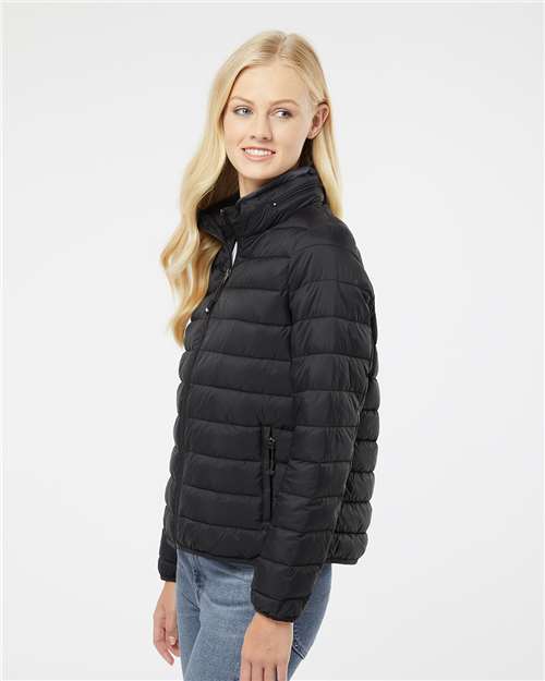 Women's PillowPac Puffer Jacket – On Model – Side