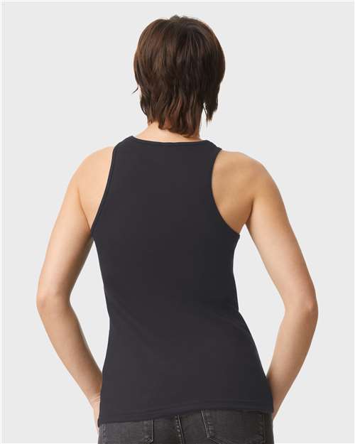 Women's CVC Racerback Tank – On Model – Back