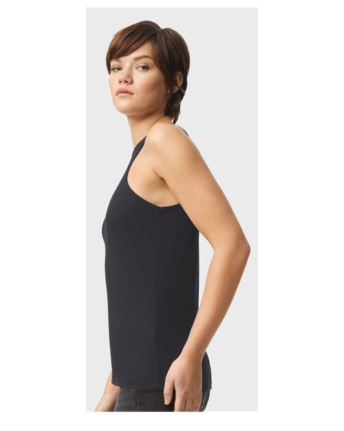 Women's CVC Racerback Tank – On Model – Side
