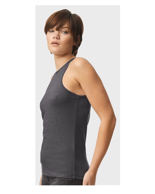 Women's CVC Racerback Tank – On Model – Side