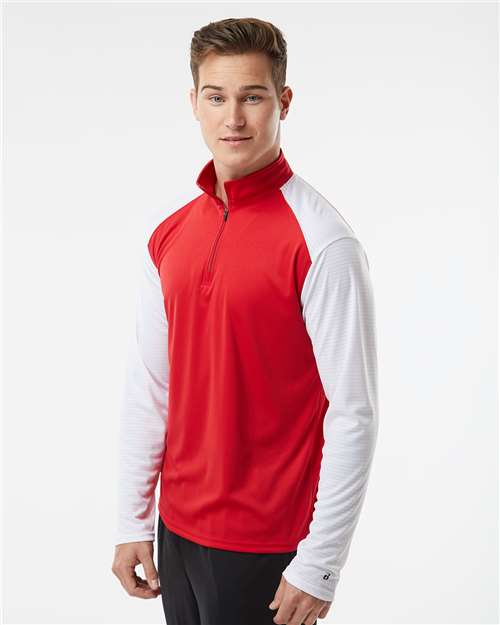 Men's Breakout Quarter-Zip Pullover – On Model – Side