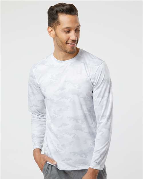 Unisex Pompano Performance Camo Long Sleeve T-Shirt