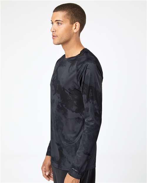 Unisex Cabo Camo Performance Long Sleeve T-Shirt – On Model – Side