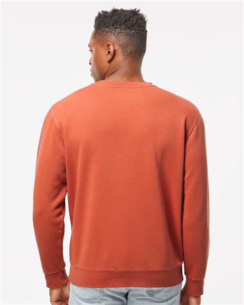 Unisex Midweight Pigment-Dyed Crewneck Sweatshirt – On Model – Back