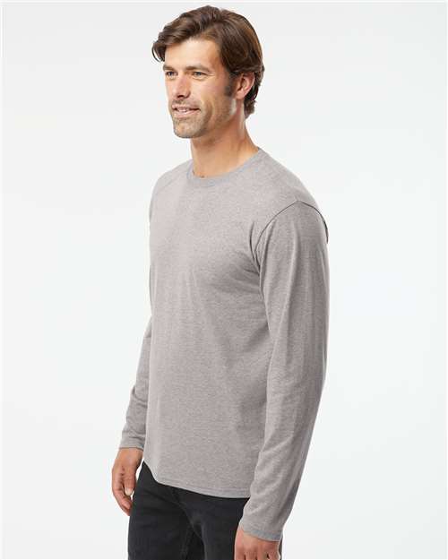Unisex RecycledSoft™ Long Sleeve T-Shirt – On Model – Side