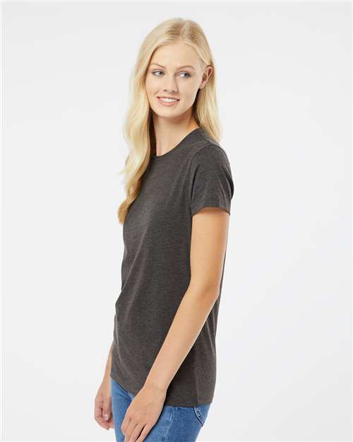 Women's RecycledSoft™ T-Shirt – On Model – Side