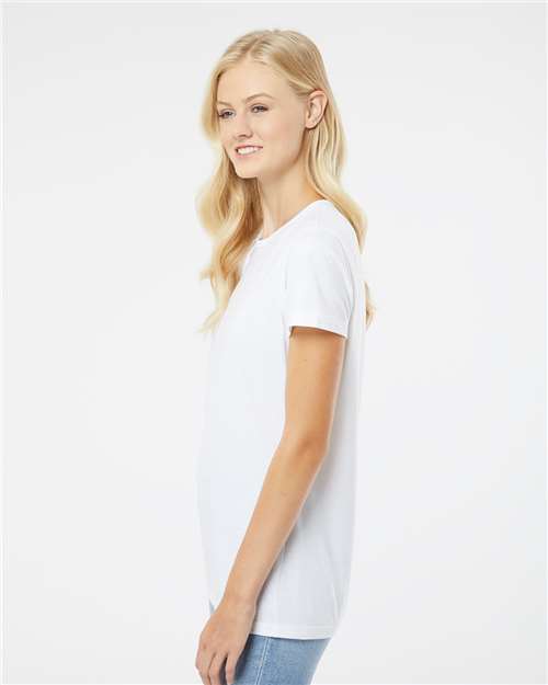 Women's RecycledSoft™ T-Shirt – On Model – Side
