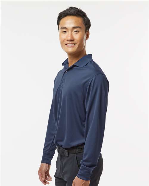 Men's Prescott Long Sleeve Polo – On Model – Side