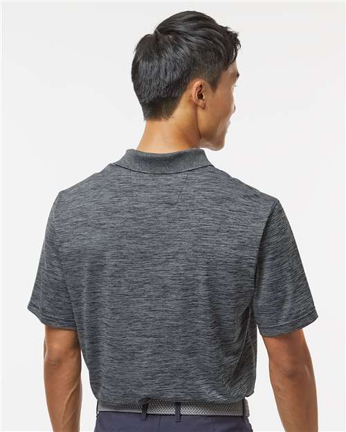 Men's Dakota Striated Heather Polo – On Model – Back