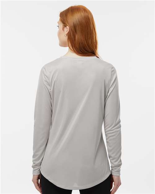 Women's Long Islander Performance Long Sleeve T-Shirt – On Model – Back