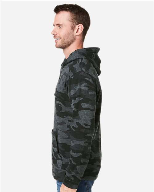 Men's Tailgate Hooded Sweatshirt – On Model – Side