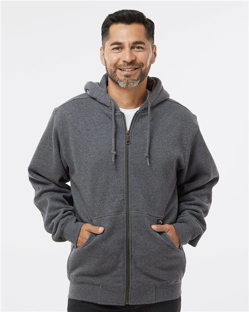 Men's Crossfire Heavyweight Power Fleece Hooded Jacket with Thermal Lining