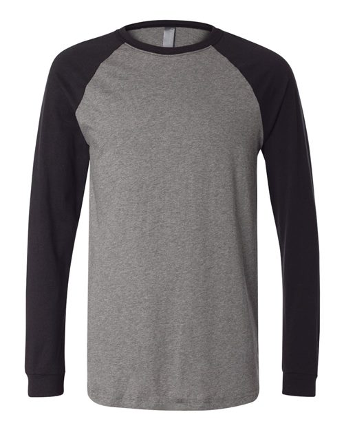 Men's Long Sleeve Jersey Baseball Tee