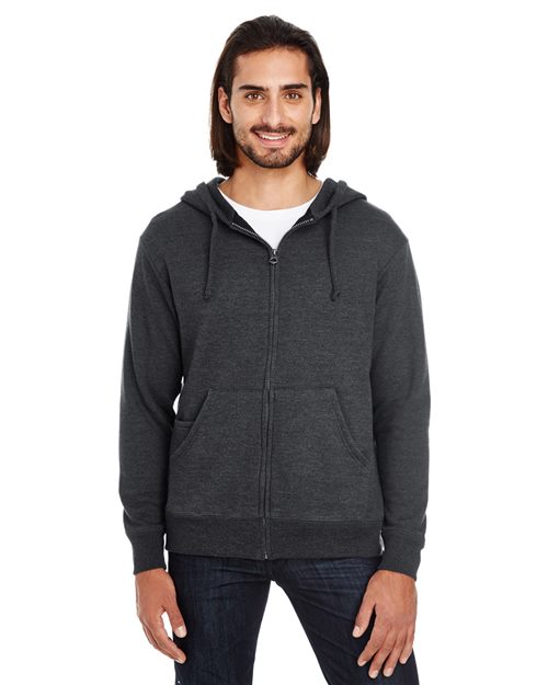 Unisex Tri-Blend French Terry Full-Zip
