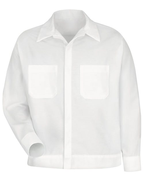 Men's Button-Front Shirt Jacket