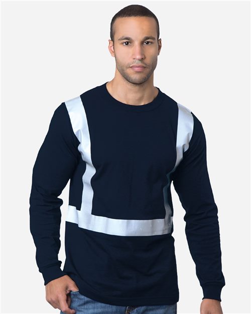 Unisex USA-Made Hi-Visibility Long Sleeve T-Shirt