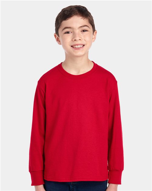 Youth Dri-Power® Long Sleeve 50/50 T-Shirt