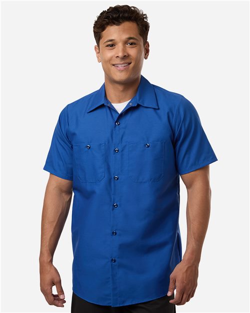 Men's Industrial Short Sleeve Work Shirt
