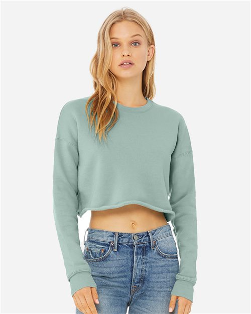 Women's Crop Crewneck Sweatshirt