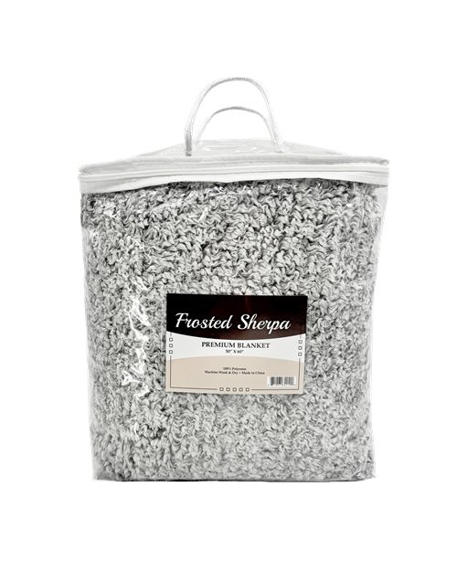 Frosted Sherpa Blanket