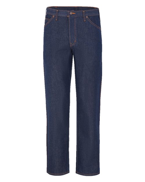 Men's Extended Sizes Straight 5-Pocket Jeans