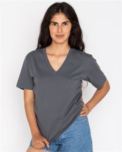 USA-Made Fine Jersey V-Neck T-Shirt