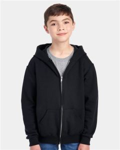 NuBlend® Youth Full-Zip Hooded Sweatshirt