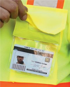 Retractable Clear ID Pocket