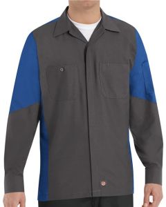 Long Sleeve Automotive Crew Shirt - Long Sizes