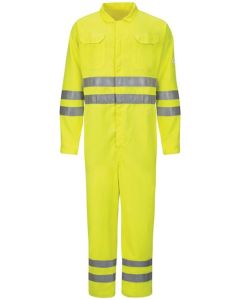 Hi-Vis Deluxe Coverall with Reflective Trim - CoolTouch® 2 - 7 oz.