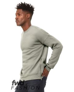 FWD Fashion Crewneck Sweatshirt with Side Zippers