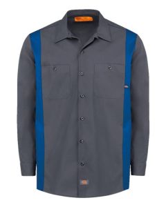 Industrial Colorblocked Long Sleeve Shirt - Long Sizes